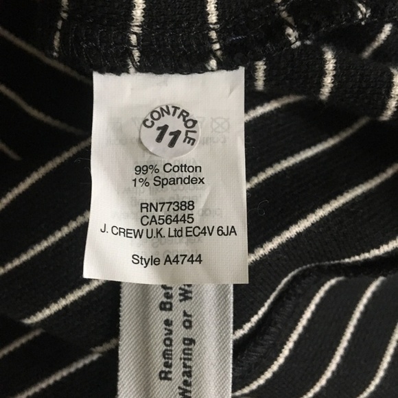 Madewell black & white pierside striped dress xs - Picture 6 of 7